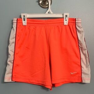 Women’s Nike Medium Neon Orange Athletic Shorts